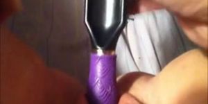 Amateur Masturbation with Hair Brush