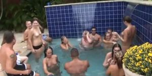 Orgy By The Pool part 1