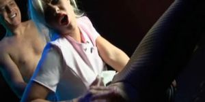 Two Hot Nurses Play with Cock ab066