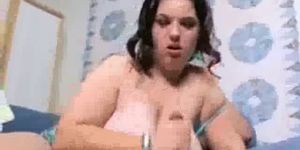 Big busty teen get her face and pussy