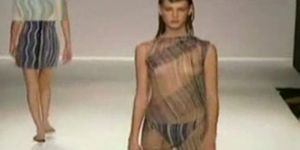 Oops - Lingerie Runway Show - See Through and nude - on