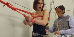 To much of rope and enchanting BDSM submissive sex 
