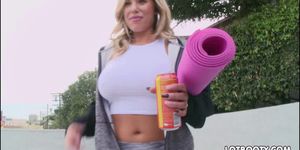Bubble booty and huge tits of Olivia Austin
