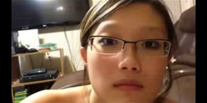 Sexy Asian schoolgirl facial 1st time