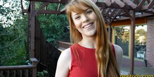 Young redhead realtor offers sexual favors to possible 