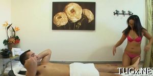 Massage room exposes sex scene