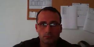 Turkish Man Cums In His Office