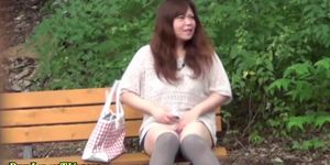 Japanese hos pee outdoors