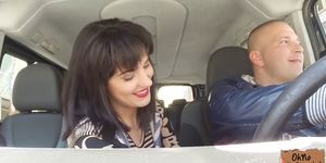 An intense fucking session inside the car with hot teen