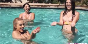 Summer Pool Party gets very naughty