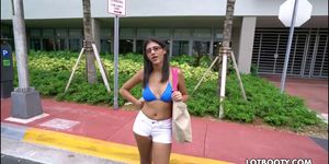 Fat booty brunette latina Victoria Valencia gets fucked