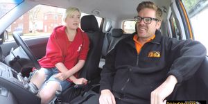 Misha MayFair gets fucked by driving instructor in the 