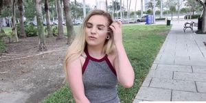 Sexy Crystal Young gets nasty with a stranger in public