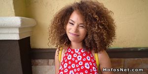 All natural curly haired ebony Cecilia Lion