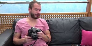 Photographer Takes Nude Model