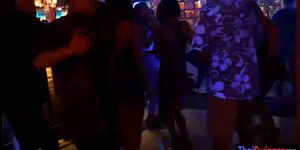 Two Thai party chicks gets fucked by an older tourist