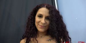 Big tit babe Mara Martinez gets tattooed then fucked