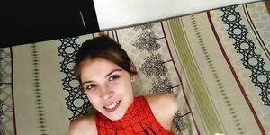 Kinky Stepsister in A Spiderman Outfit Gets Creamed