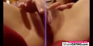 Teen Rubs Clit to Rapid Orgasm Contractions 330