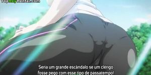 Hentai teacher with big tits has rough bondage sex