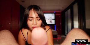 Big booty real amateur Thai barchick gets fucked hard