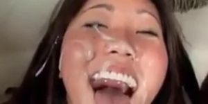 Asian Whore Double Cum Facial