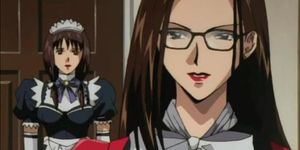 Hentai shy maid in uniform has to satisfy her boss