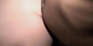 White Girl Fucked Doggy by Black Friend in Ass and Puss