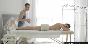 After body massage Russian MILF Emma Piquet got fucked 