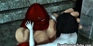 Foxy 3D babe getting fucked hard by The Juggernaut