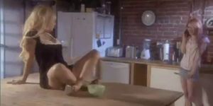 Redhead & Blonde Love Eating Pussy In the Kitchen