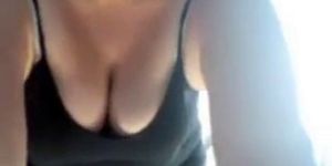 Hot curvy busty teacher teases her sexy body on cam