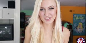 Alexa a horny blondie teen gets fucked by her hunk love