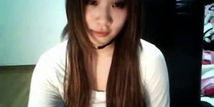 Sexy Chinese Cam Girl Attempting To Pierce Her Own Nipp