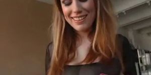 Rucca page pov titty fuck + great cumshot