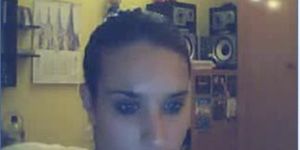 Cute brunette slut on webcam
