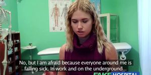 FakeHospital Cute blonde teen with soft young natural b