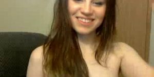 Teen at webcam