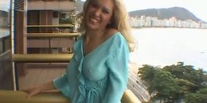 Tan Blonde Slut Barbara Blair Fucks In Beachside Hotel