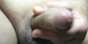 66 yr old Grandpa strokes his penis to make it cum #36