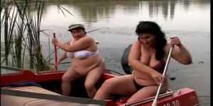 Hot lesbian heavy hitters outdoor pussy playing