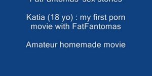 Katia's first porn with FatFantomas