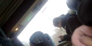 flashing dick in bus - 11.2014