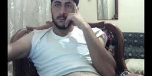 very hot turkish man wank on cam