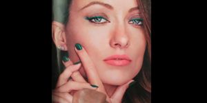 Olivia Wilde Facial cum tribute on that hot face pic