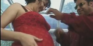 Pregnant latina bich get anal sex