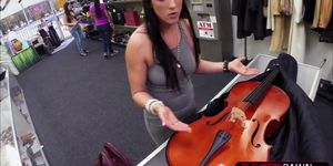Slutty and brunette Brazillian wants to sell her cello 