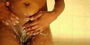 Sexy Ebony Washing Her Ass