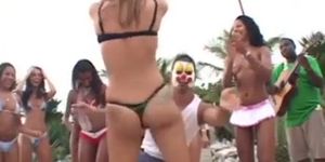 brazilian gangbang after beach party