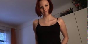 Red head hooker with piercing only wants anal